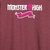 Women's - Monster High - Monster High Alumni Lightweight French Terry Wide Neck Long Sleeve Shirt - 2 of 4