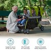 Gaggle by Foundations Compass 3 Seat Stroller, Lightweight Tandem Triple Stroller, Easy Fold, Black - 4 of 4
