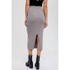 Women's Ribbed Knit Midi Skirt - BluIvy - 2 of 4