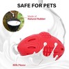Prime Pets Dog Toys for Aggressive Chewers, Squeaky Tough Rubber Chew Toy for Large Medium Dogs, Red - 3 of 4