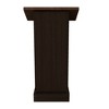 AndMakers 24.01 in. W x 15.66 in. D x 44.48 in. H Presentation Station Lectern with Storage - 2 of 4