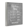 Stupell Industries Kitchen Rules Bon Appetit Sign Framed Giclee Art - 2 of 4
