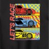 Boys' - Cars - Lets Race Graphic Long Sleeve Fleece Sweatshirt - 2 of 4