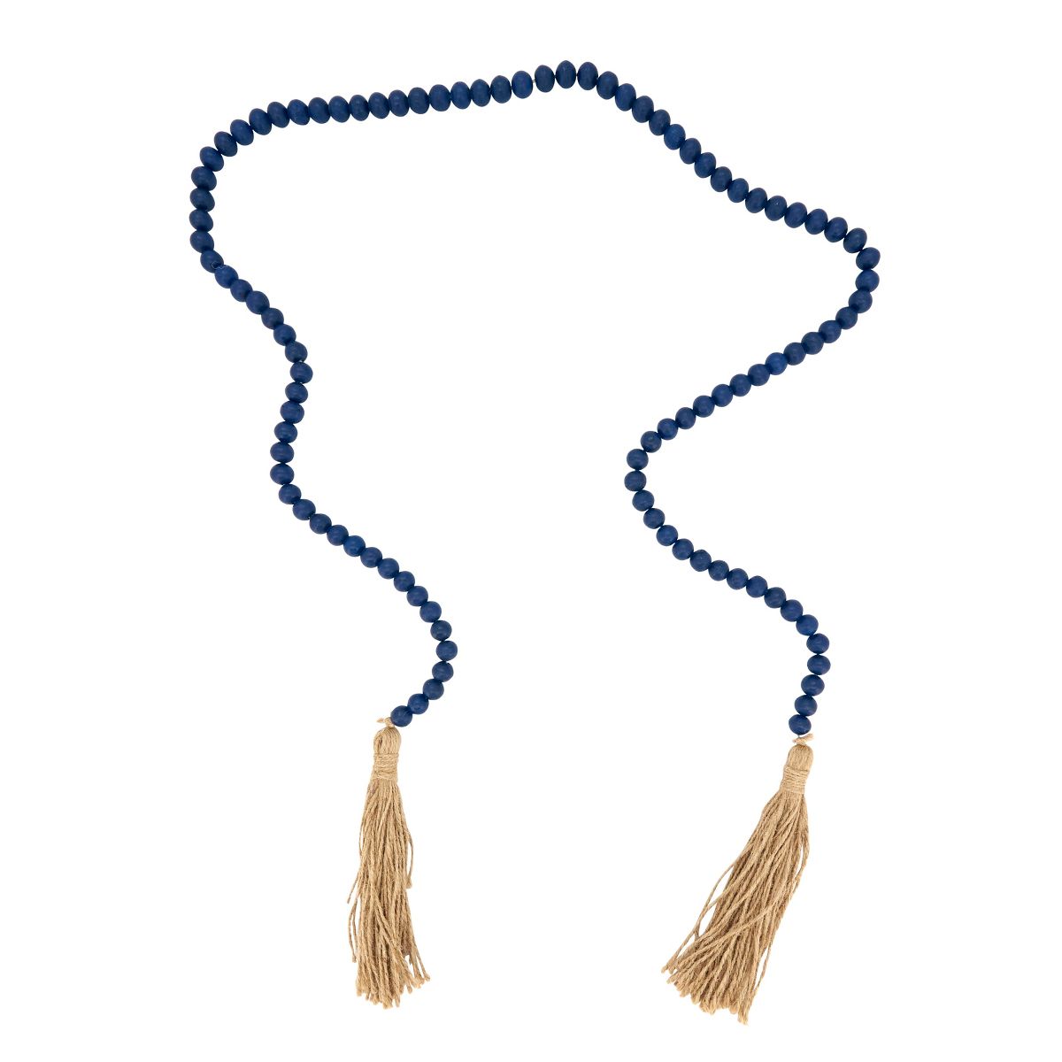 Saro Lifestyle Earthy Elegance Wood Beaded Garland