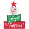 Northlight Believe in the Magic of Christmas Wooden Tree Sign - 12.5" - 3 of 4