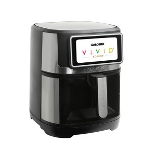 Kalorik 7qt Air Fryer with Full Display Stainless Steel - 1 of 4
