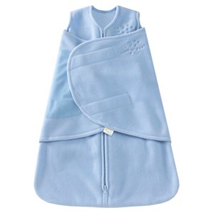 HALO Sleepsack Micro-Fleece Swaddle - Baby Blue - S, Size: Small