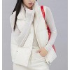 Womens Lightweight Puffer Vest Casual Sleeveless Turtleneck Warm Winter Jacket Vest with Pocket - 3 of 4