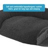 Arlee Home & Pet Step In Orthopedic Chew Resistant Eco-Friendly Memory Foam Dog Bolster Bed - Black - M - 3 of 4