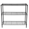 LunaLulinlk 3 Tier Leveling Feet, 350 Pound Weight Capacity Per Shelf Adjustable Shelves, Black - 3 of 4