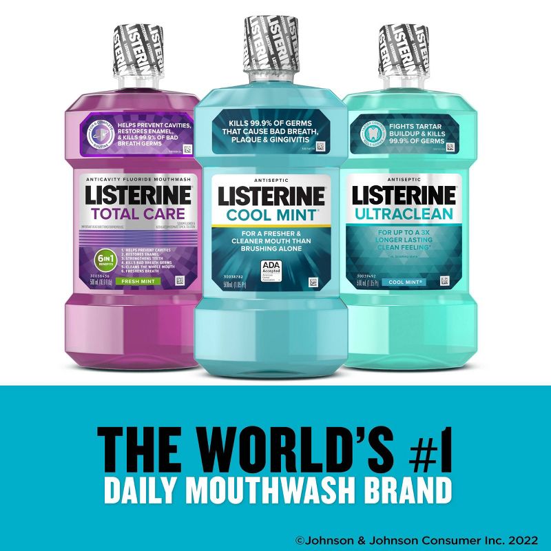 Listerine Cool Mint Antiseptic Mouthwash, 5 of 16