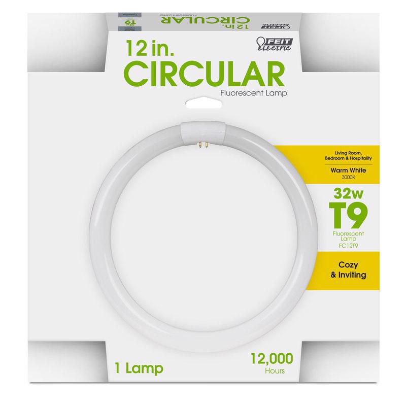 Feit Electric 32 W T9 12 in. D X 12 in. L Circline Fluorescent Bulb Warm White Circular 3000 K 1 pk, 1 of 2