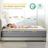 Itopfox Queen Mattress, Hybrid Pocketed Coil with Gel Memory Foam, Medium Firm Support for All Sleepers, CertiPUR-US Certified - 4 of 4