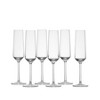 Zwiesel Glas 7.1oz 6pk Crystal Pure Champagne Flute Glasses: Schott Zwiesel Modern Fluted Drinkware, Dishwasher-Safe - 3 of 3