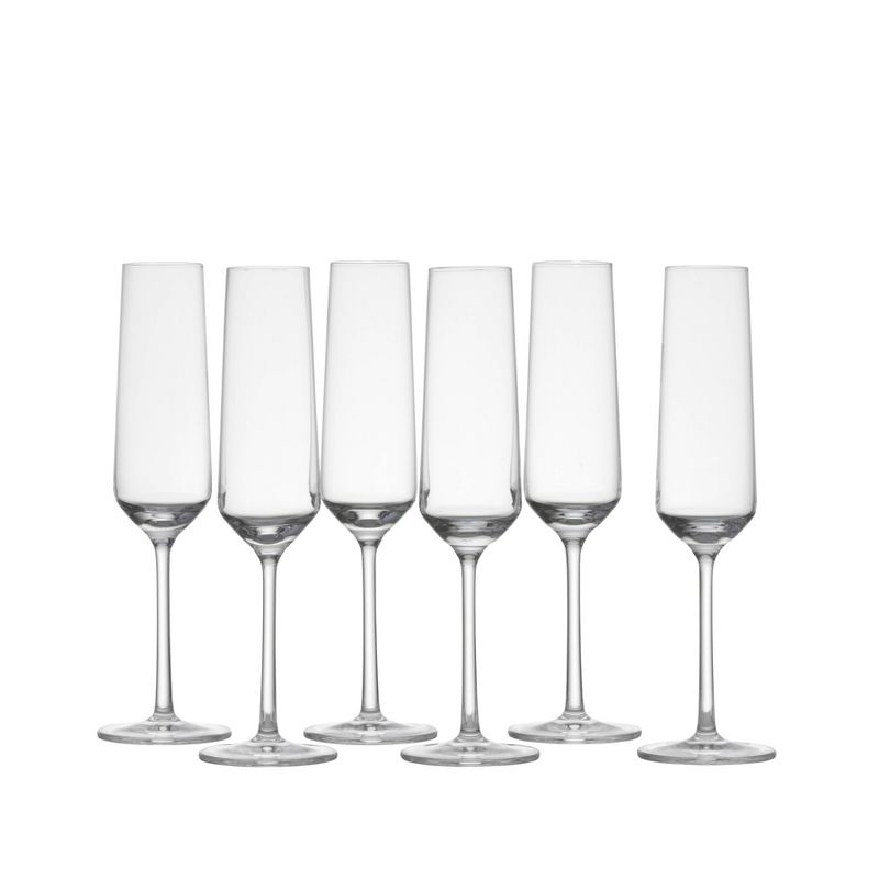 Schott Zwiesel 7.1oz 6pk Crystal Pure Champagne Flute Glasses, 3 of 4