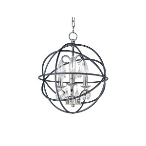 Maxim Lighting Orbit 3 - Light Chandelier in  Anthracite/Polished Nickel - 1 of 4