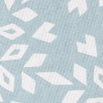 snowflake - mosaic blue