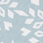 snowflake - mosaic blue