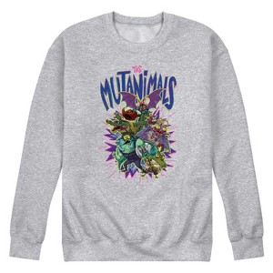 Men's - Teenage Mutant Ninja Turtles - Mutanimals Graphic Fleece Sweatshirt - 1 of 4