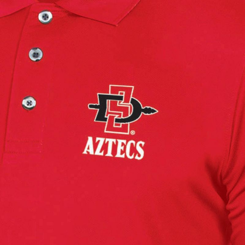 NCAA San Diego State Aztecs Polo T-Shirt, 3 of 4