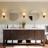 Matte Round Rectangle Bathroom Vanity Mirror, Over-Sink Wall Mirror with HD Tempered Glass and Rust-Resistant Aluminum Frame - 2 of 4