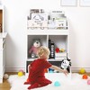 Kids Bookshelf with Storage, Wood Children's Toy Storage Organizer and Bookcase - 4 of 4