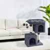Cat Tree, 29.1-Inch Cat Tower, Cat Condo for Large Cats up to 11 lb, Large Cat Perch, 2 Cat Caves, Scratching Post, Cat Houses for Indoor Cats - 2 of 4