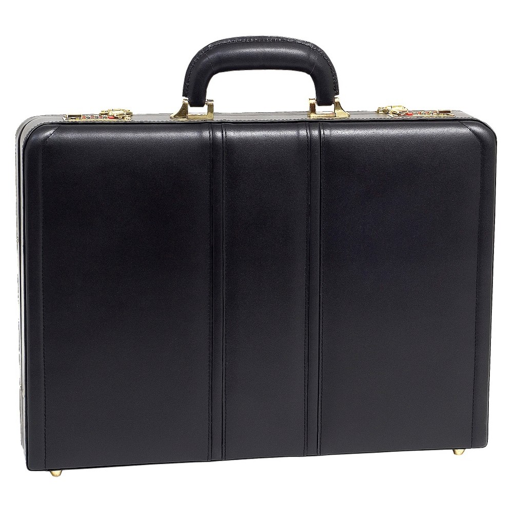 Photos - Business Briefcase McKlein Daley Leather 3. Attache Briefcase - Black