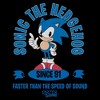 Mens Sonic the Hedgehog Faster Than the Speed of Sound Long Sleeve Shirt - 2 of 4
