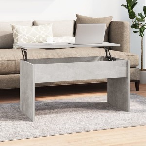 vidaXL Coffee Table Concrete Grey Engineered Wood Medium - 1 of 4