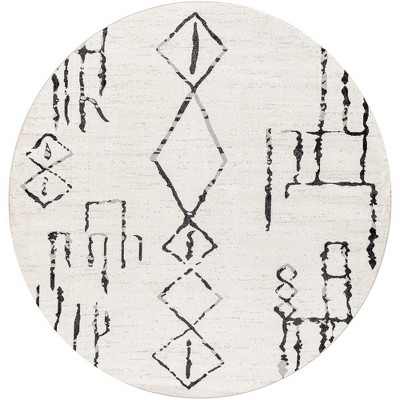 Mark & Day Waveland Washable Woven Indoor Area Rugs Cream