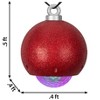 Gemmy LightShow Kaleidoscope Hanging Projection Ornament Multi-function Red - 3 of 4