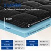 kayamas 3" Double-layer Mattress Topper include 2"  Gel Memory Foam and 1" Pillow Top Mattress Pad Cover with Elastic deep pocket - 4 of 4