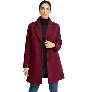 ellos Classic Wool-Blend Coat - 1 of 4