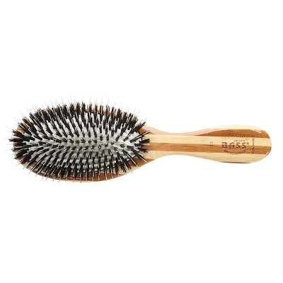 Glamlily 2 Pack Boar Bristle Hair Brushes With Nylon Pins And Bamboo  Handles, Wave Brush, 9 In : Target