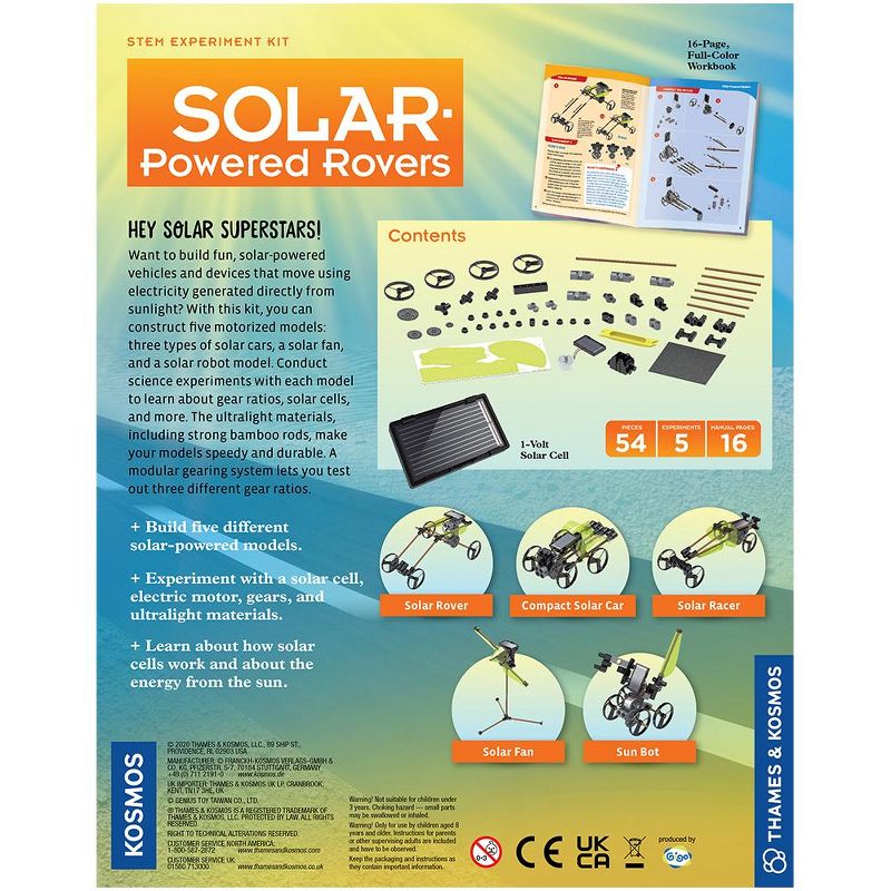 Thames & Kosmos Solar-Powered Rovers, 2 of 7