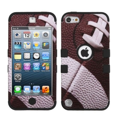 MYBAT For Apple iPod Touch 5th Gen/6th Gen Brown Football Tuff Hard Hybrid Case Cover