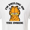 Women's - Garfield - Smiling On The Inside Cropped Graphic T-Shirt - 2 of 4