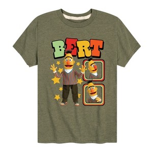 Boys' - Sesame Street - Bert Photoreal Short Sleeve Graphic T-Shirt - 1 of 4