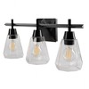 Norwell Lighting Arctic 3 - Light Vanity in  Polished Nickel - 3 of 4