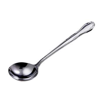 Winco Gravy and Soup Ladle, Stainless Steel, 7" - Pack of 12