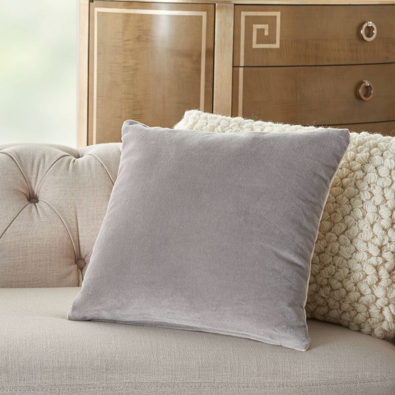 Solid Velvet Throw Pillow - Mina Victory, 4 of 9