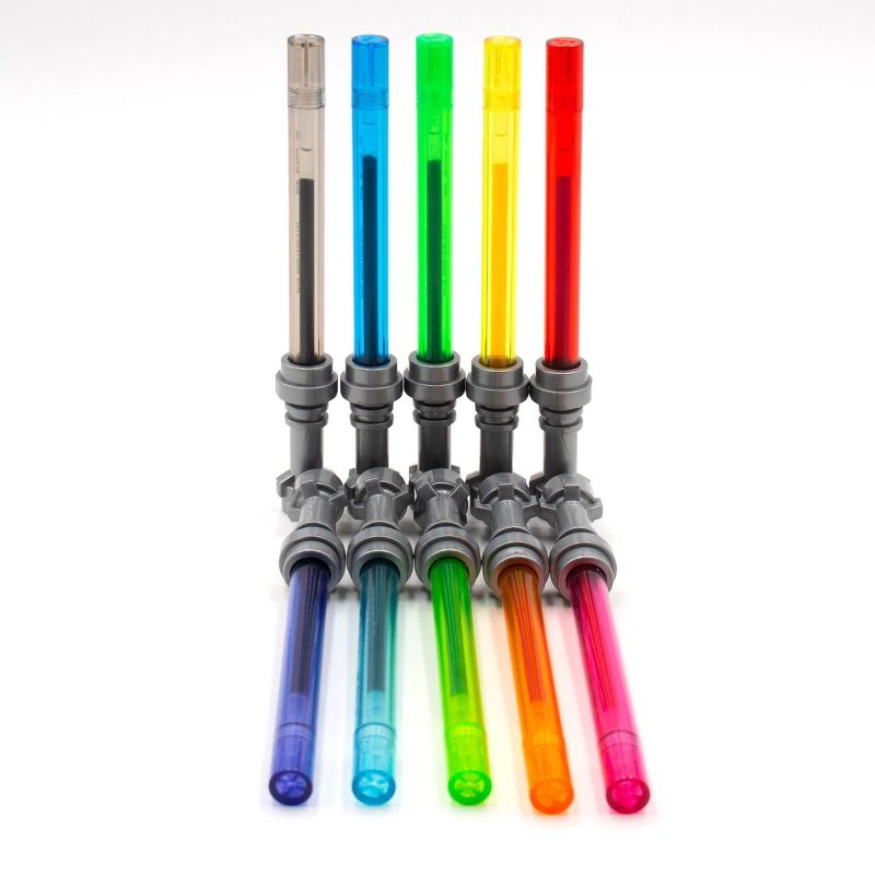 LEGO Star Wars 10pk Gel Pens Multicolored Lightsaber, 4 of 5