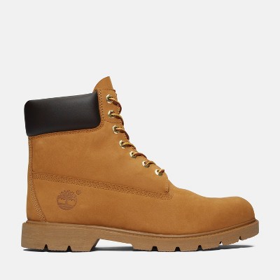 Timberland Men's Classic 6-inch Waterproof Boots, Wheat Nubuck, 10.5 ...