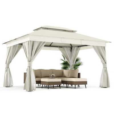 Lausaint Home 10'X13' Patio Steel Gazebo