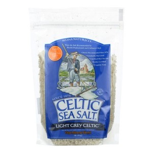 Celtic Sea Salt Reseal Bag - Light Grey - Case of 6 - 1 lb - 1 of 2