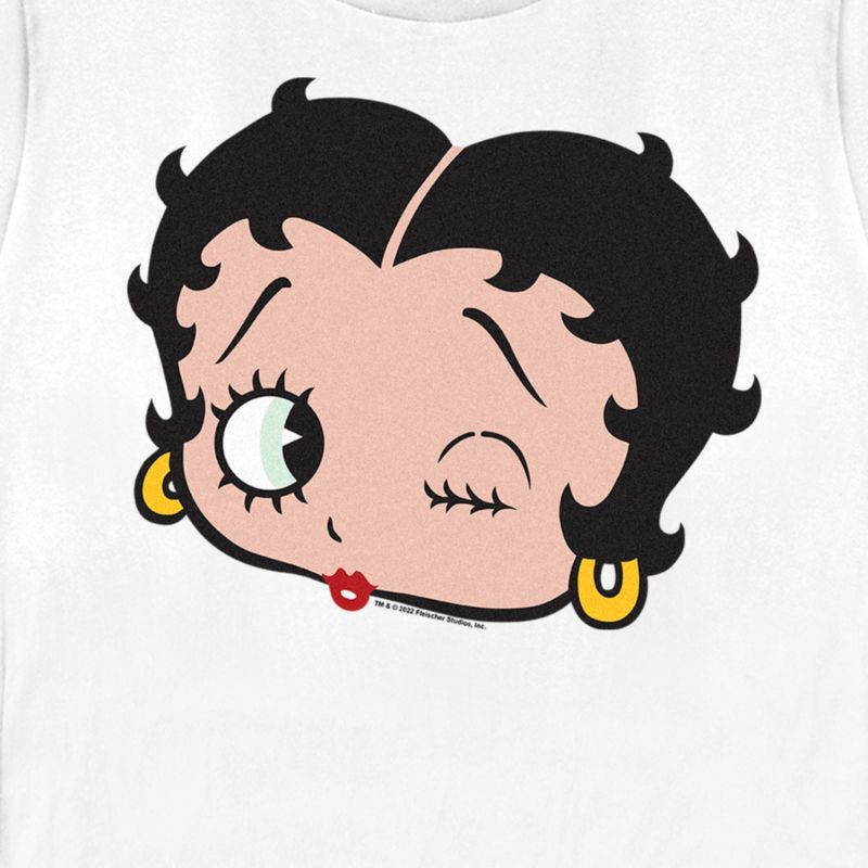 Women's Betty Boop Large Face T-Shirt, 2 of 5