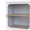 GlasFlength Decorative Storage Cabinets, Stylish and Functional Storage for Every Room, Bedroom, Living Room, Kitchen, White,15.94”*12.01”*16.57" - 4 of 4