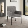 Meridian Furniture,Reeves Chenille Fabric Dining Chair, Set of 2 - 2 of 4