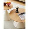 NicBex Modern Set of 2 Round Side Tables with Unique Vase Base Design for Living Room and Lounge - 4 of 4